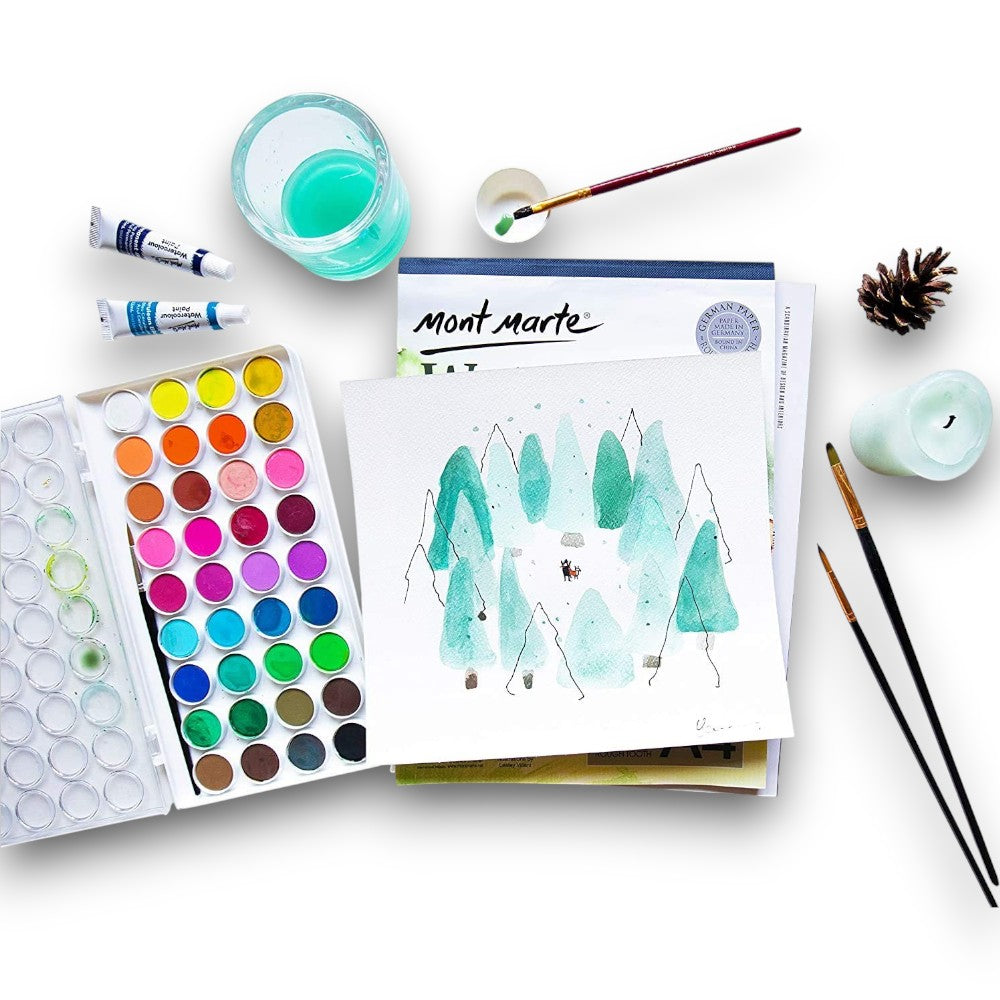 Mont Marte Discovery Watercolour Cake Set - Choose